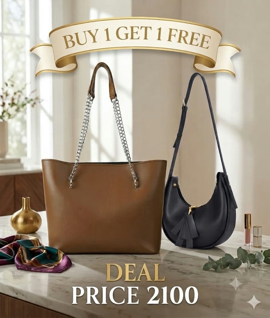 Deal chain brown tote and mona