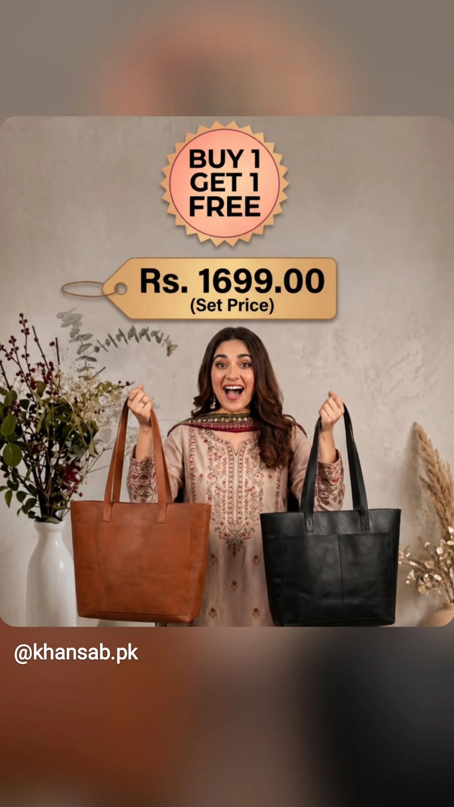 Deal Gift Tote Buy 1 get 1 free