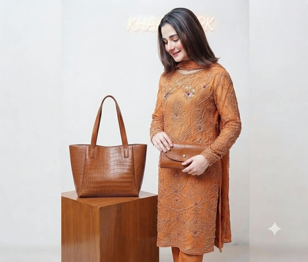 CROCO TOTE BAG