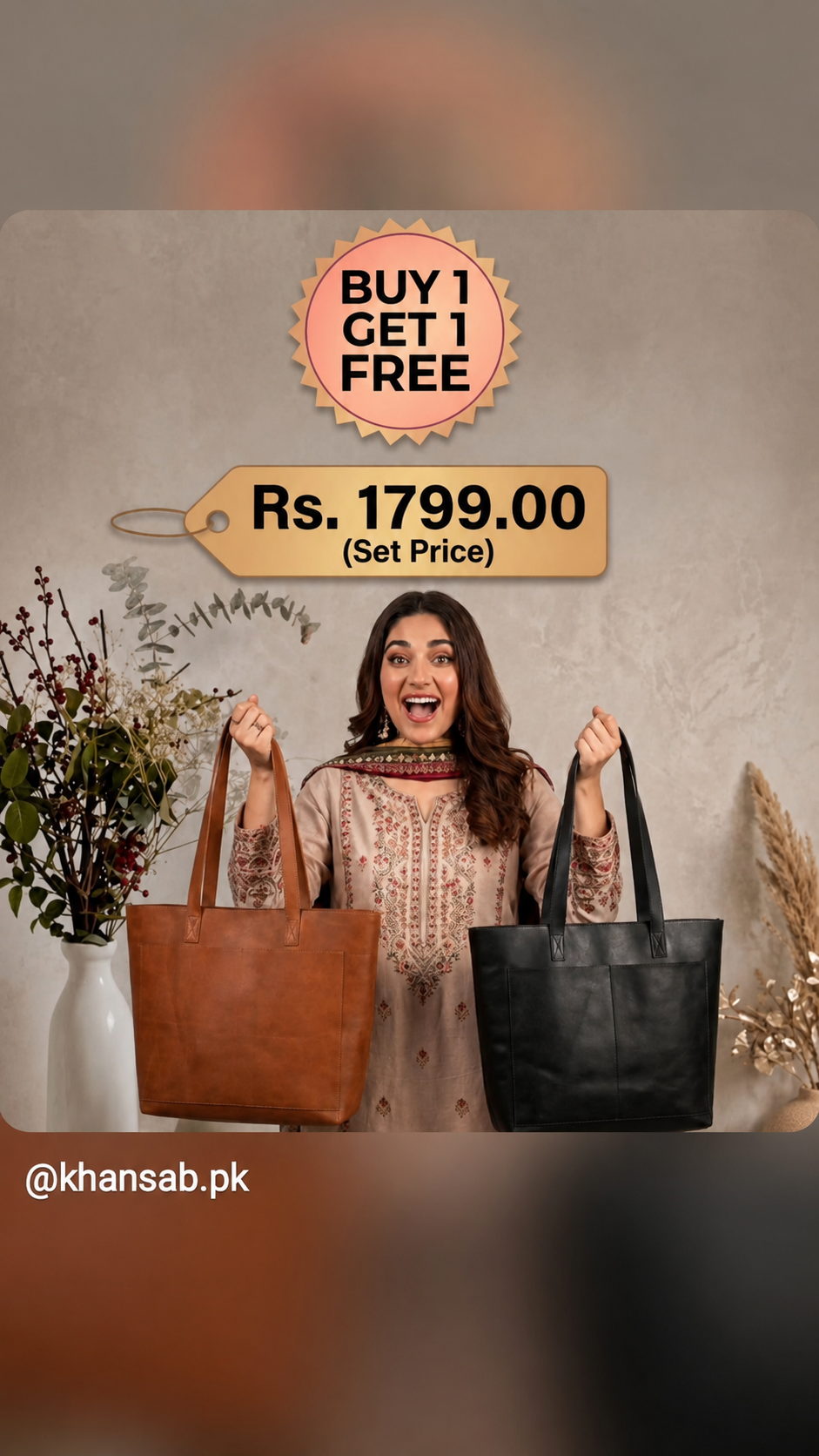 Deal Gift Tote Buy 1 get 1 free