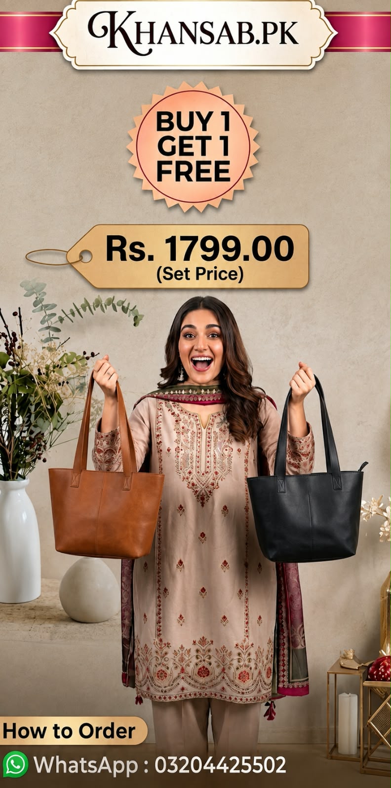 Deal Gift Tote Buy 1 get 1 free