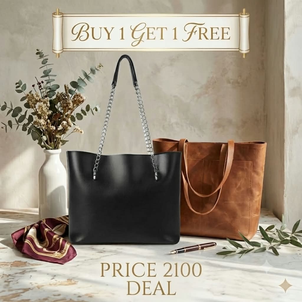 Deal Chain black and gift tote