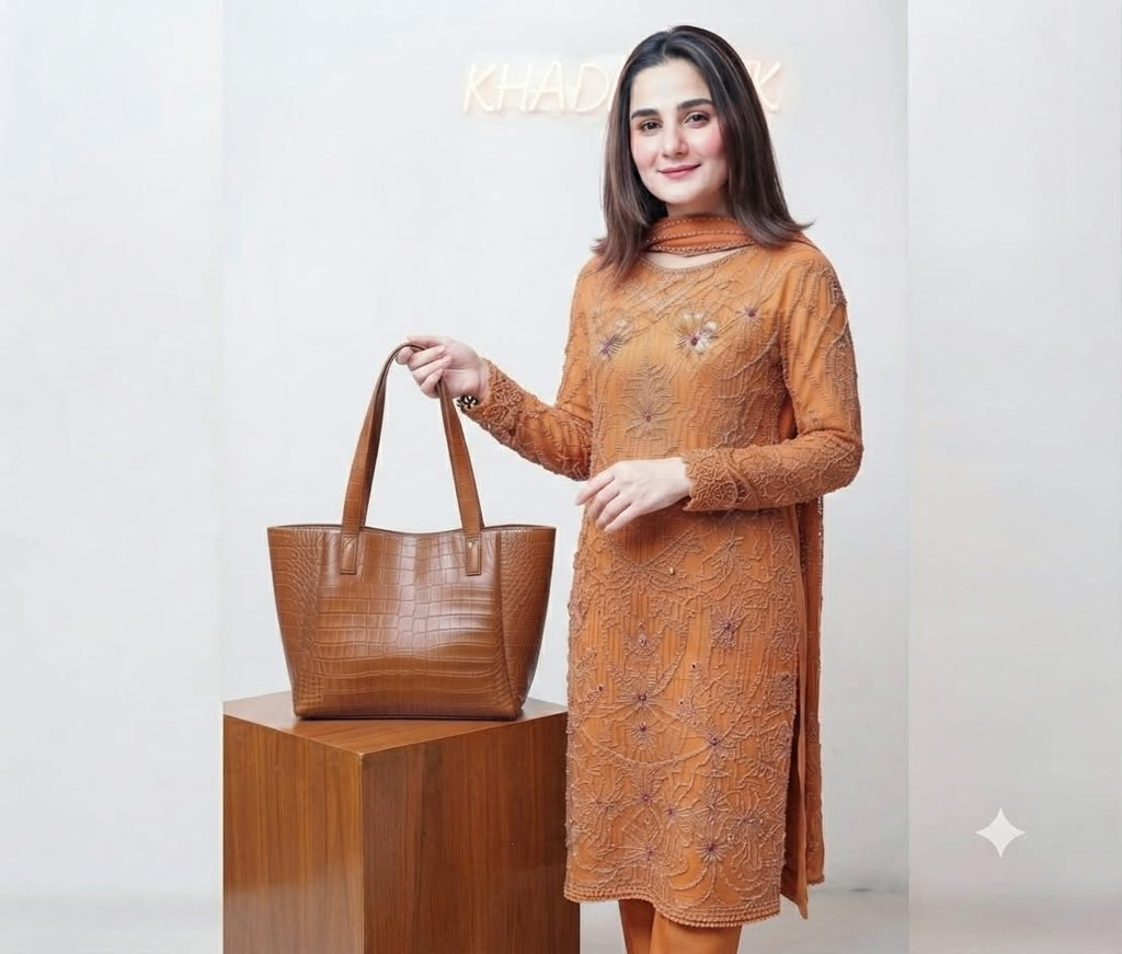 CROCO TOTE BAG