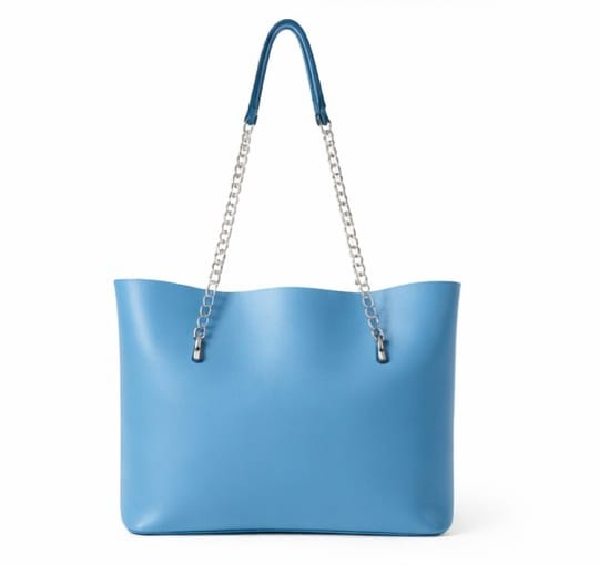 CHAIN STRAPS TOTE BAG
